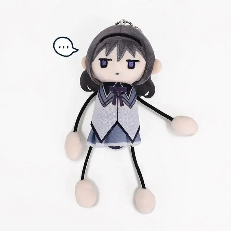 Puella Magi Madoka Magica Plush Doll Keychain Madoka & Homura Fan-Made Original Anime Merch Bag Pendant Gift