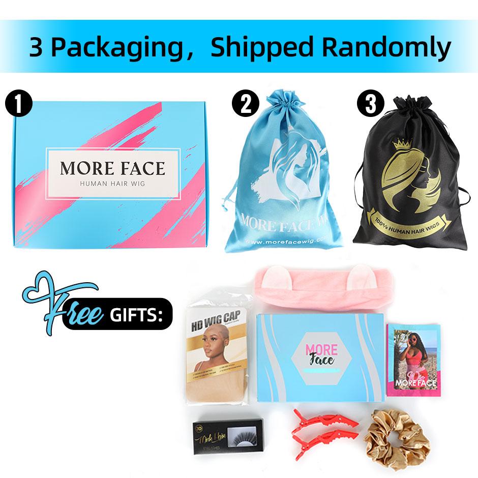 MOREFACE BEAUTY Glueless Wig 5 Seconds Quick Install Wear&Go 7x5 Pre-Cut HD Lace Kinky Curly Human Hair Wig Beginner Friendly