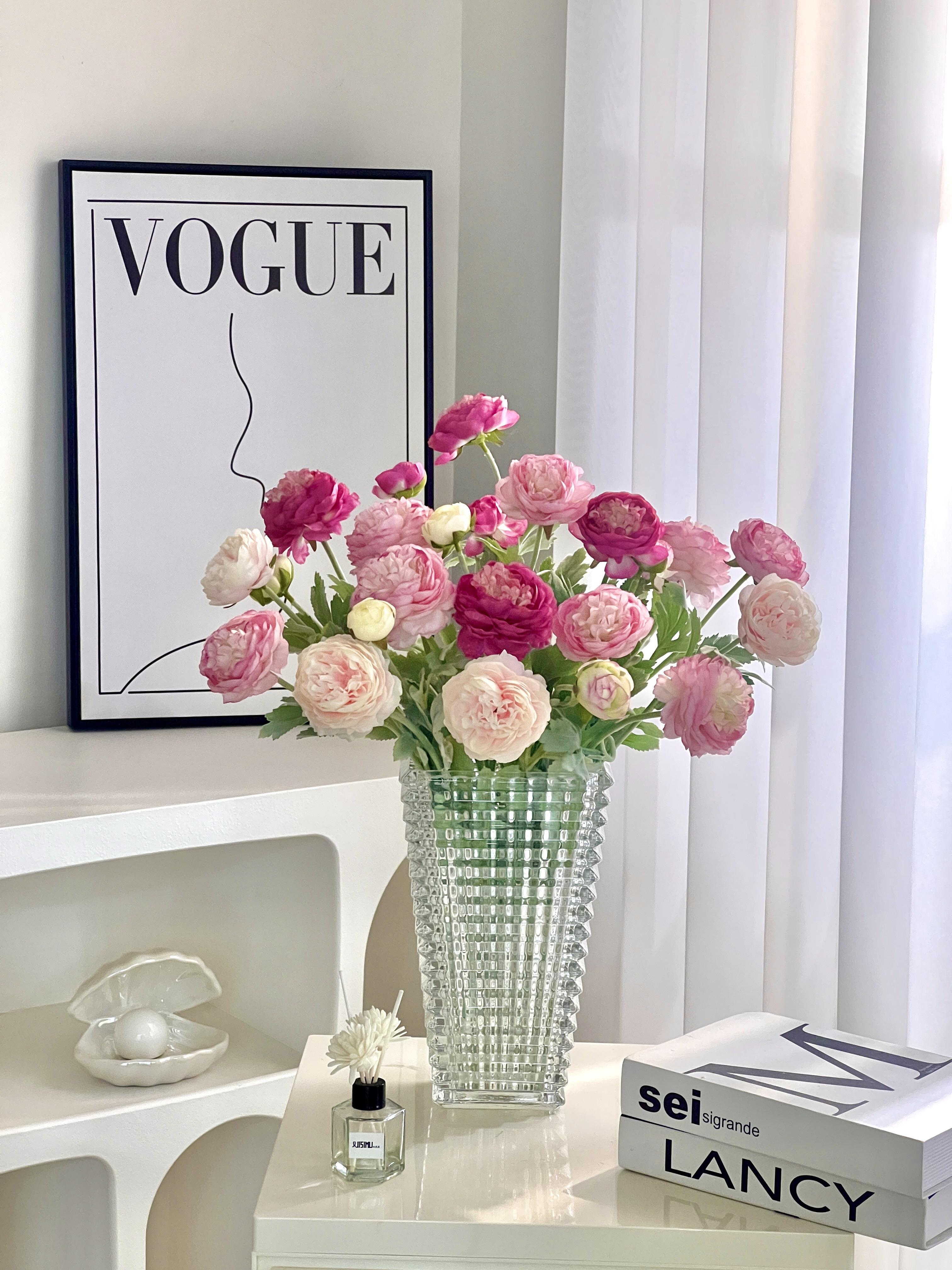 Molilito Peony Bouquet — 20 Stems (≈60 Heads), 50 cm, Bendable Stems for Wedding & Home Décor (Vase Not Included)