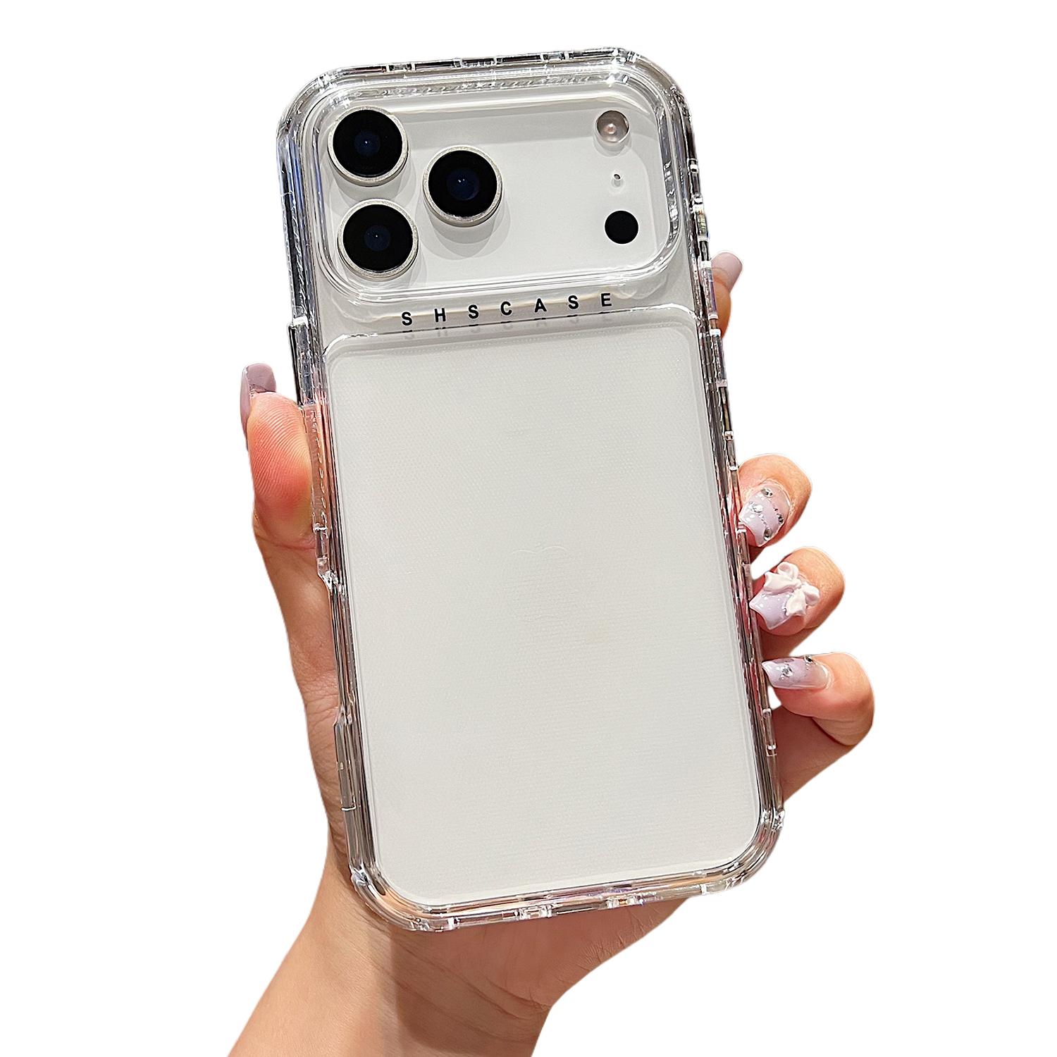 Clear Defender Colorful Case For iPhone 17 Pro Max 17 Air 16 15 14 13 Pro Max Hybrid Shockproof Heavy Duty Cover