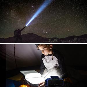 Emergency Radio Waterproof Bluetooth Speaker,Portable Digital AM FM Radio with Flashlight,Reading Lamp,Hand Crank NOAA Weather Radio with Solar Panel,5000mAH Cell Phone Charger,Emergency Survival Kit