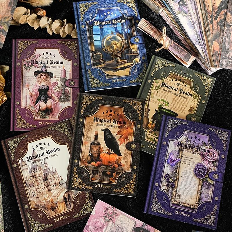 Magic World Series Material Paper Set, 6 Pieces, Ideal for Crafting and DIY Projects, High-Quality Craft Supplies, Perfect for Creativity Enthusiasts