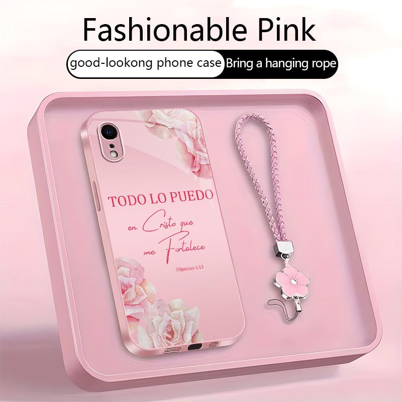 Suitable for [iPhone Xr] Women's high-end phone case，A wide variety of patterns for you to choose from.This phone case prays for you，God will bless you and bring you good luck YM99