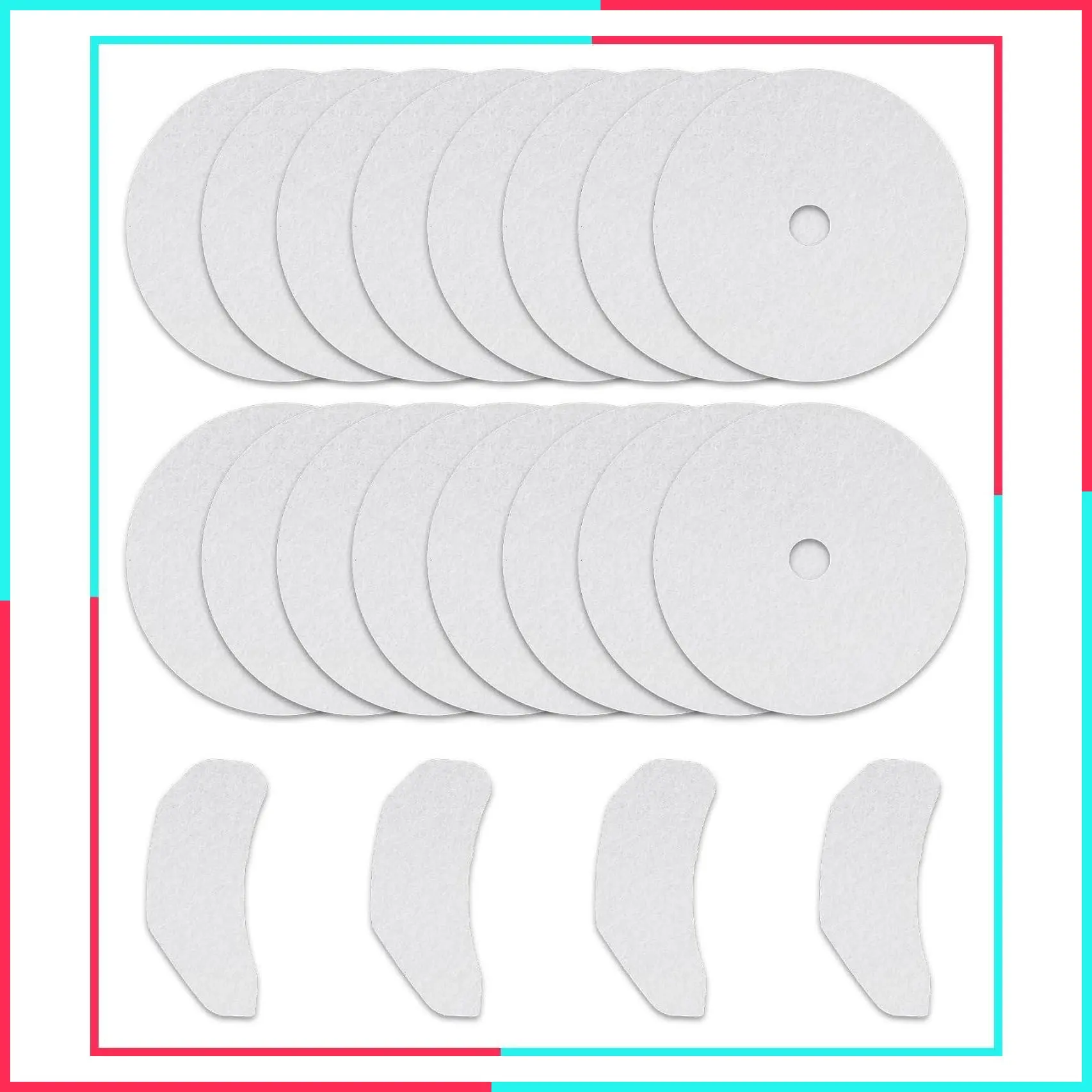 20 Pcs Dryer Lint Filter Cloth Replacement Set - 16 Exhaust Filters & 4 Air Intake Filters, Universal Fit for Most Dryers