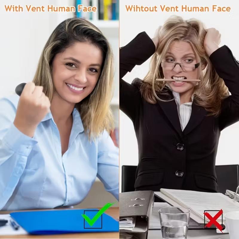 2Pcs Funny Face Ball Stress Relief Fidget Toy Set, Perfect Gift for Adults & Teens, Christmas Novelty, Classroom Reward, Fun Relaxation Item, Stress Relief Gadgets