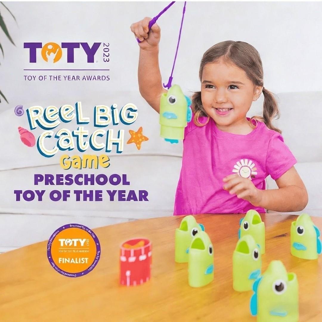 Educational Insights Reel Big Catch Fishing Game - Math Counting & Measurement STEM Toy| Fun Family Party Game| Competitive Betting Game for Friends & Couples| Catch the Longest Fish Challenge, Ages 3-99+