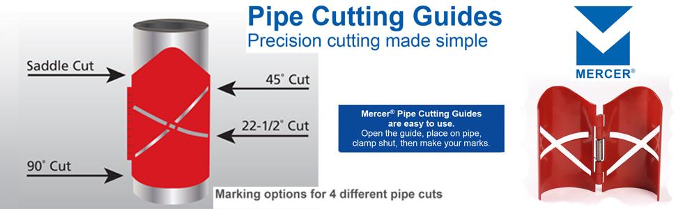 Hardware tools Mercer Industries 730060 Pipe Marking & Cutting Guide 4"