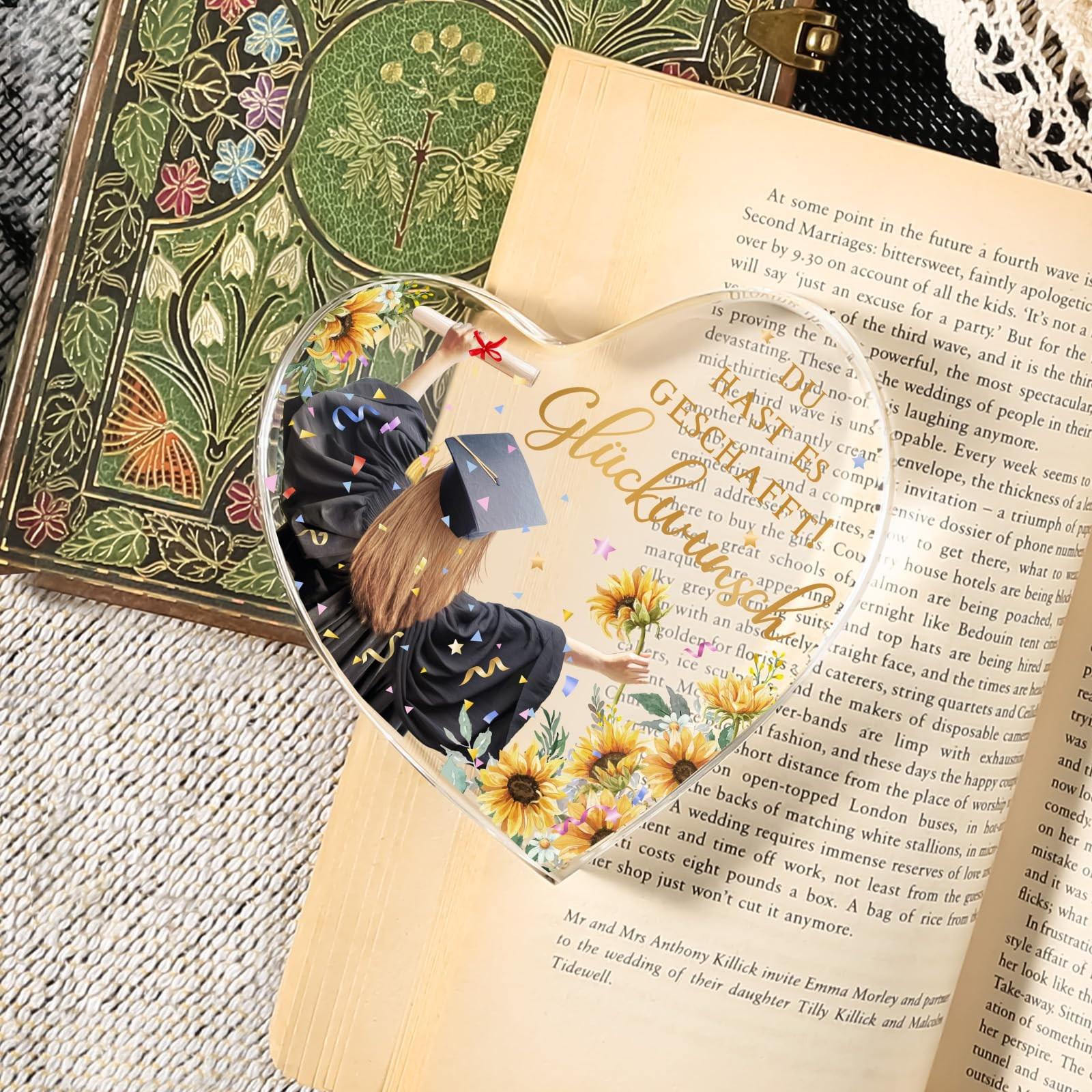 Acrylic Paperweight Gift for Passing Exam, Bachelor Graduation Congratulations Gift, Decorative Ornament for Daily Use