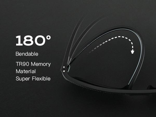 ZENOTTIC Simple Sunglasses for Everyday Use Double Beam Sun Protection Unisex Polarized Driving Sunglasses Lightweight Frame with UV Protection TR90 Memory Material Anti-Slip Design for Men & Women