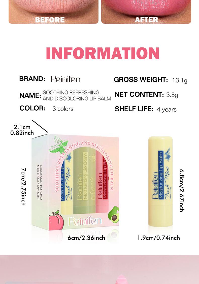 Moisturizing Lip Balm Refreshing Full Soft Easy To Apply Natural Lip Makeup