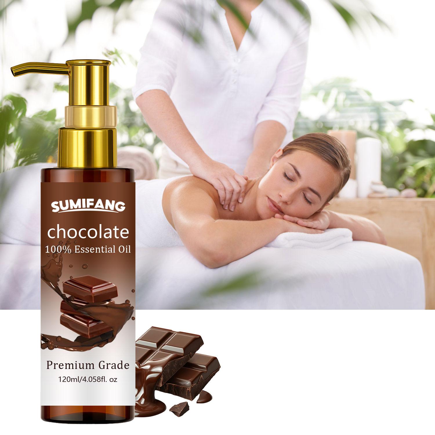 120ML Chocolate Essential Oil, Multi-Scene Care, Lightweight Absorbent Texture, Suitable for Skin, Hair, Massage, Lazy Person's Must-Have