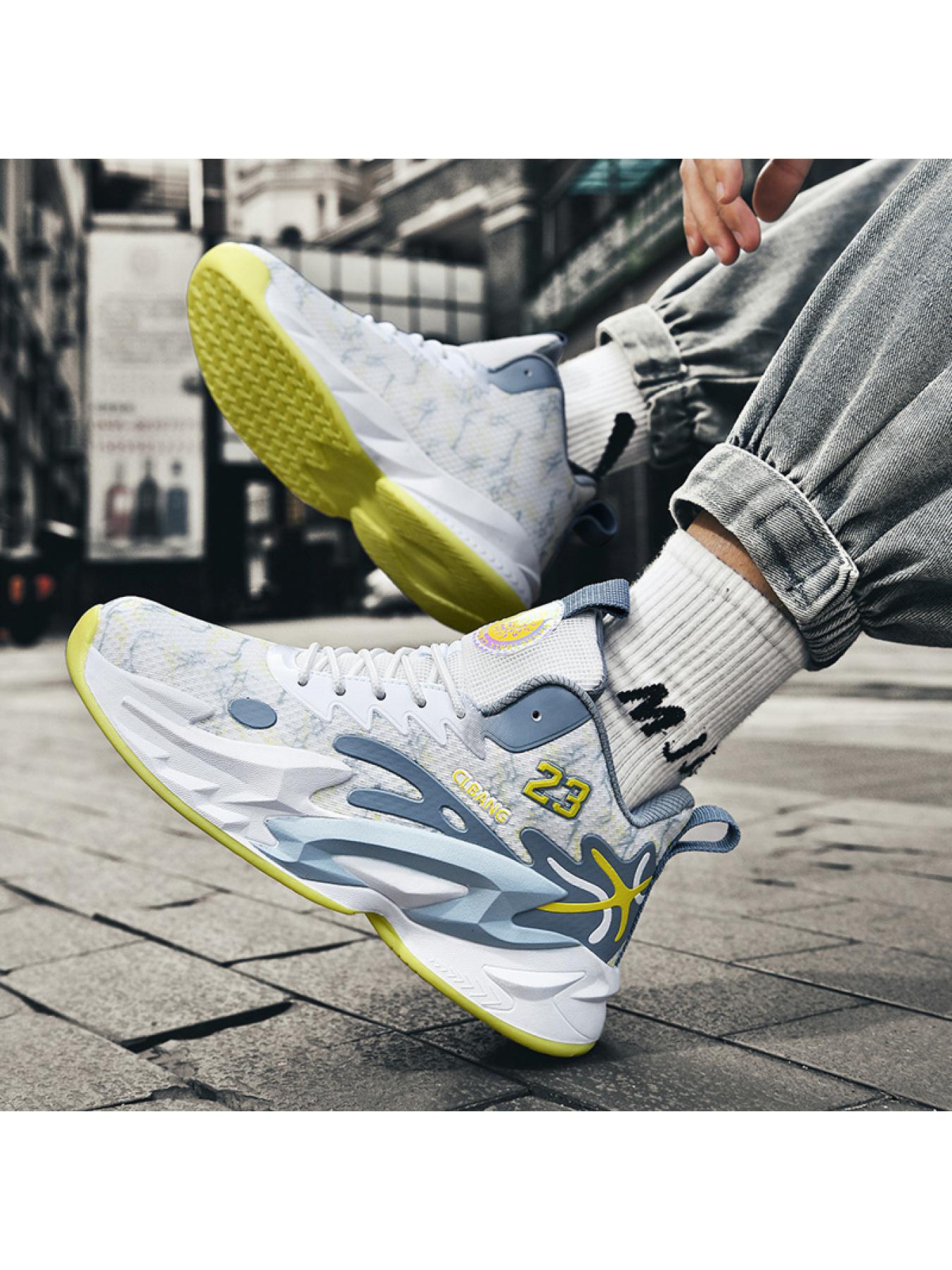 Women's basketball shoes and sports shoes, with a lightweight upper that is breathable and tough to wrap around, a wrap around support structure that stabilizes the ankle, suitable for daily outdoor leisure, running, basketball, and other scenarios
