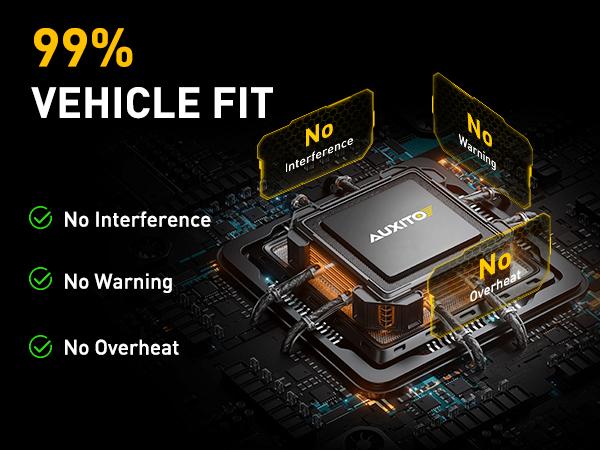 AUXITO 9005 Headlight Bulbs, 6500K White, 300% Brighter 9005 LED Bulb for High Beam Low Beam, HB3 LED Headlight Bulb, Pack of 2