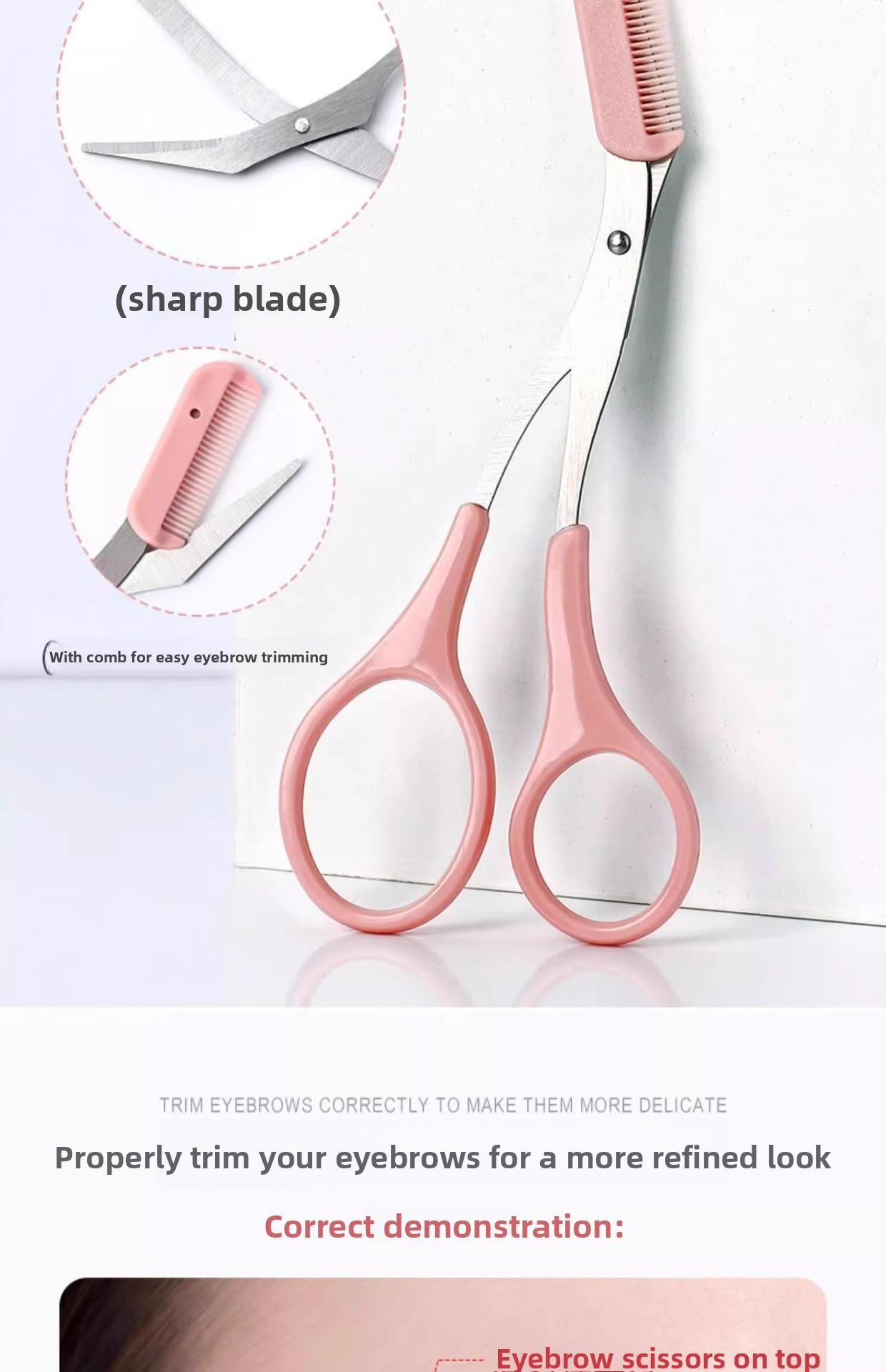 Essential Brow Shaping Kit for Beginners, Unisex Stainless Steel Eyebrow Razor Set, Multi-Pack Makeup Tool for Men & Women, Eyebrow Grooming Kit, Makeup Tools Gift