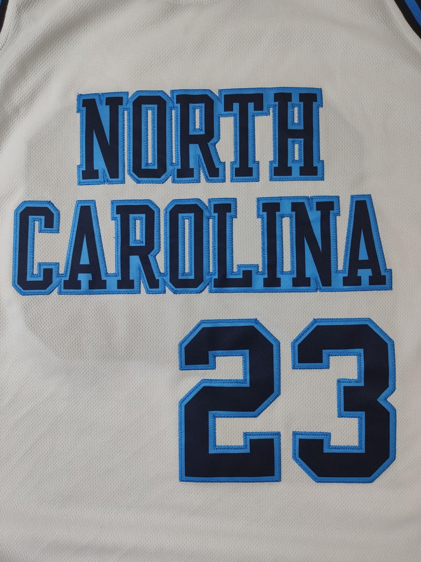North Carolina #23 Men's Basketball Jersey, Retro Sleeveless Mesh Breathable Quick Dry Sports Uniform, Classic College Basketball Shirt for Fans, Casual Streetwear for Training & Game