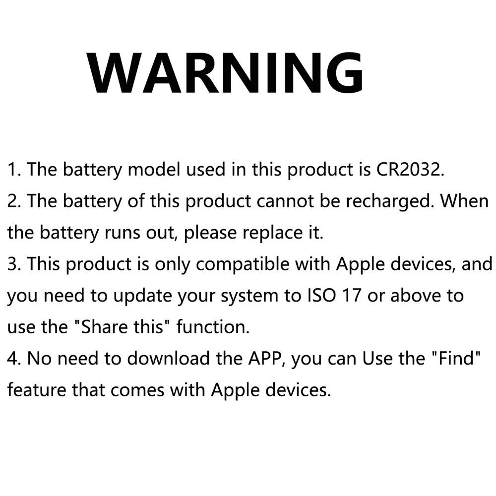 Apple Find My Smart Mini Cat & Dog Pet Tracker, iOS Compatible, Leather Adjustable Collar, Small Medium Large Dogs Puppies