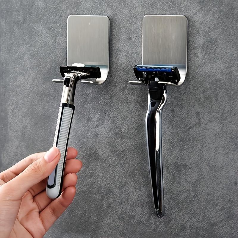 Stainless Steel Shaving Razor Holder No Drilling Multifunctional ...