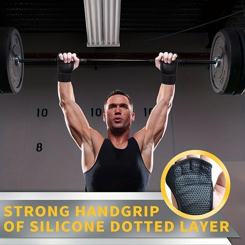 Weight Lifting Training Gloves, 1 Pair Anti-Slip Strength Training Gloves, Sports Gloves for Men & Women, Fitness Accessories, Workout Accessories