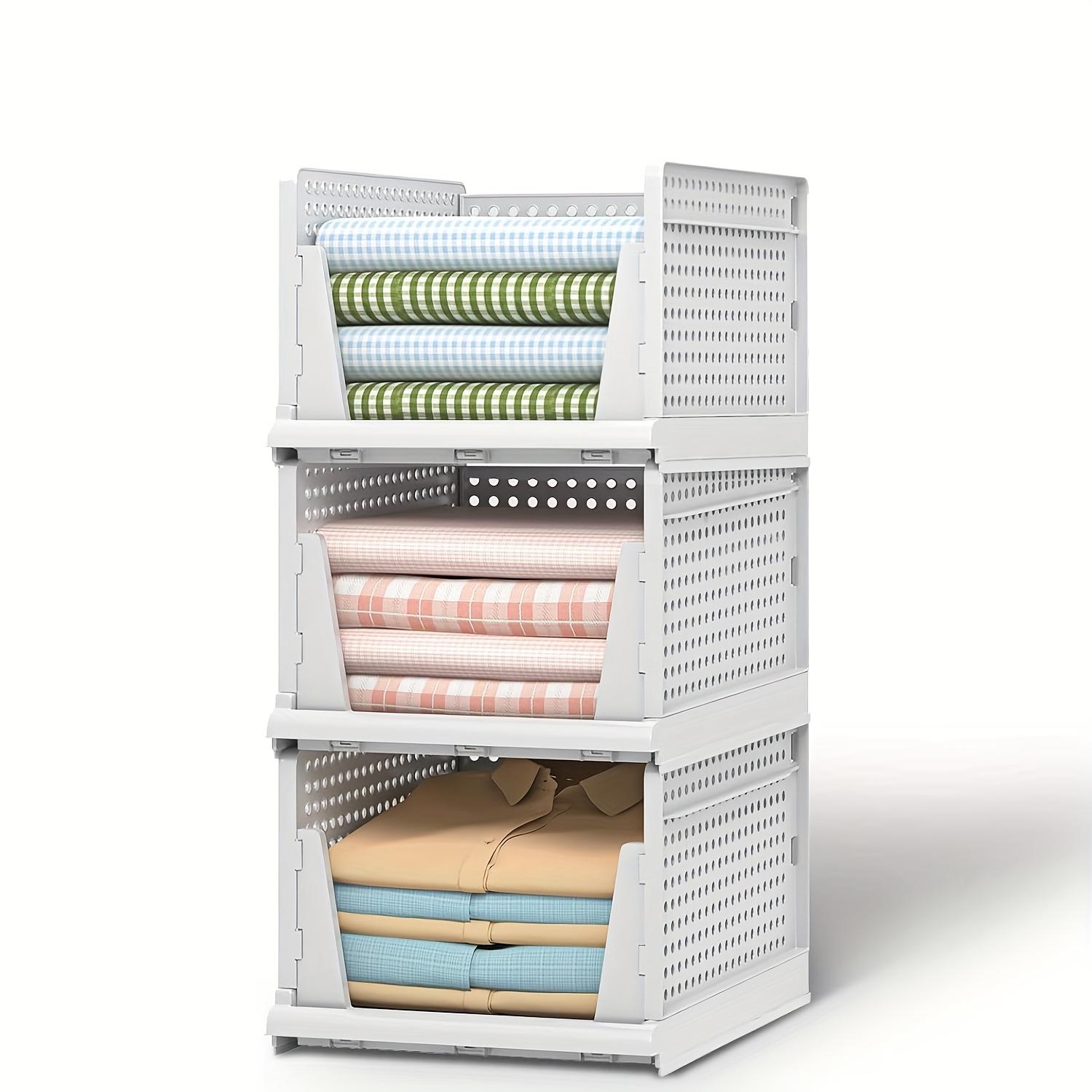 Multi-Layer Stackable Closet Organizer, Drawer Storage Box for Clothes, Home Organization, Space Saving, Spacious Storage, Kitchen & Bathroom Use, Stackable Structure, Easy Accessibility