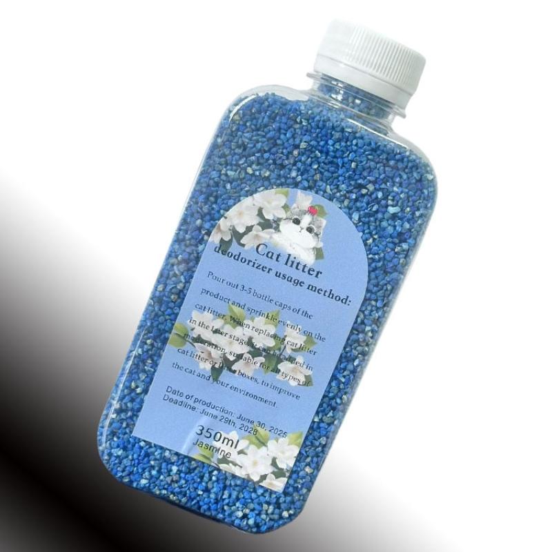 350ML Cat Litter Deodorizer, Long-Lasting Pet Odor Control Granules, Safe for Cats, Dust-Free, Non-Sticky, Perfect Pet Supplies