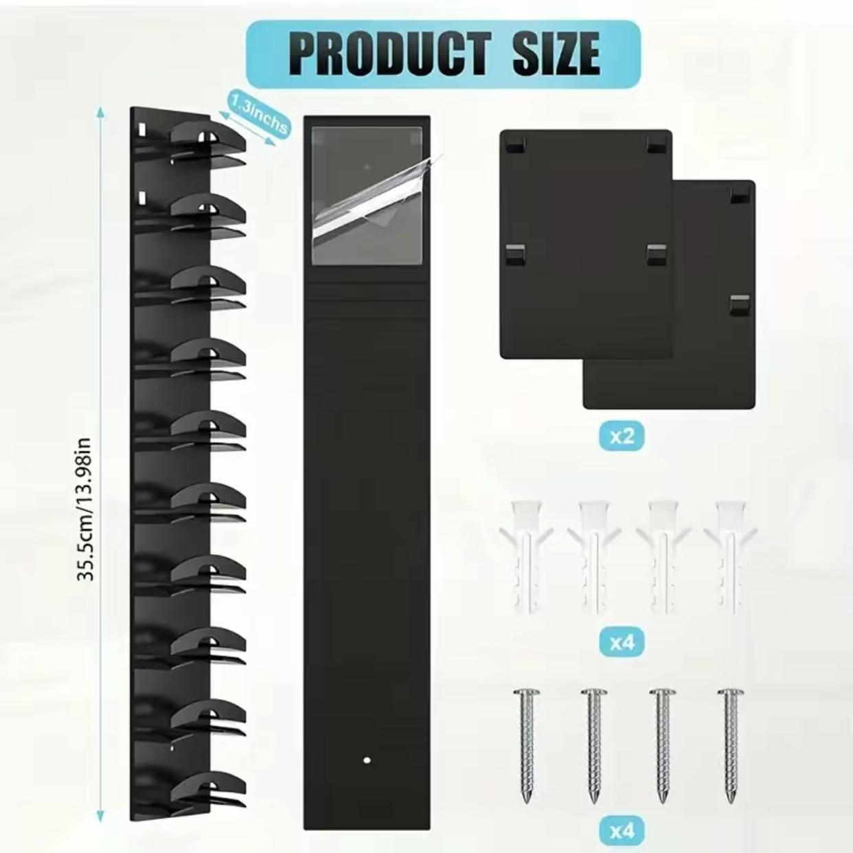 Wall Mounted Baseball Cap Storage Rack, 1/2 Counts Multipurpose Wall Mounted Hat Hook, Hat Storage Display Rack for Closet Door & Bedroom, Shelves, Hat Hanger