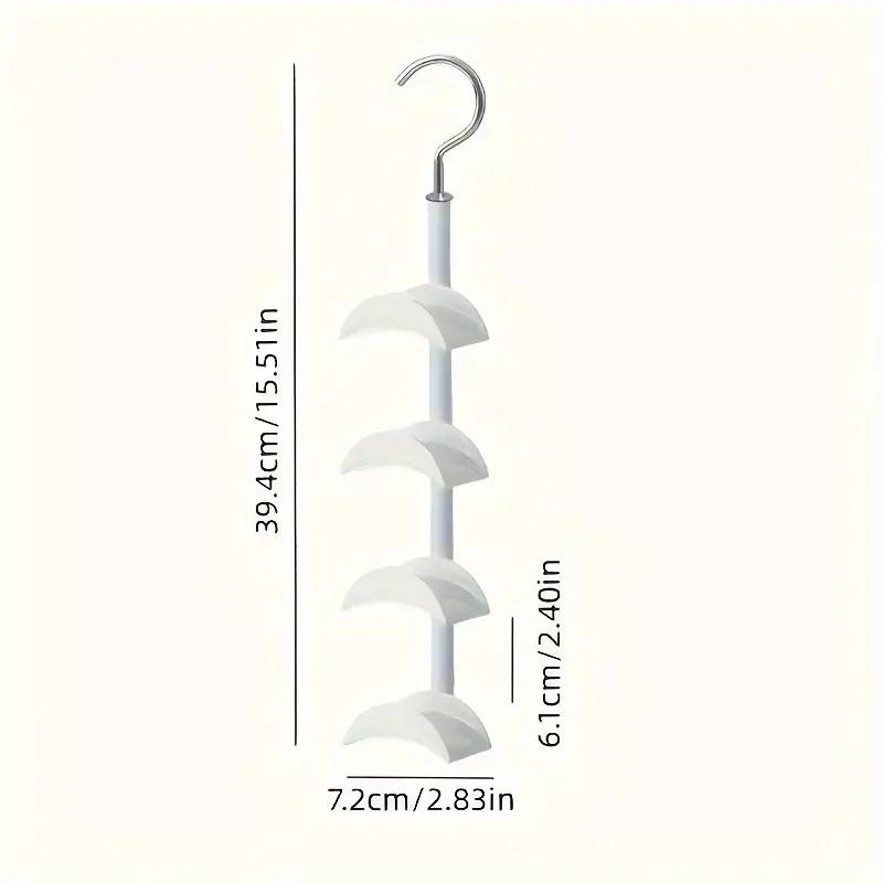 Rotating Hook Bag Storage Rack, Leather Belt Display Stand, Scarf Bra Hanger, Rotating Hooks, Organizer for Bags and Accessories, Pouch Holder