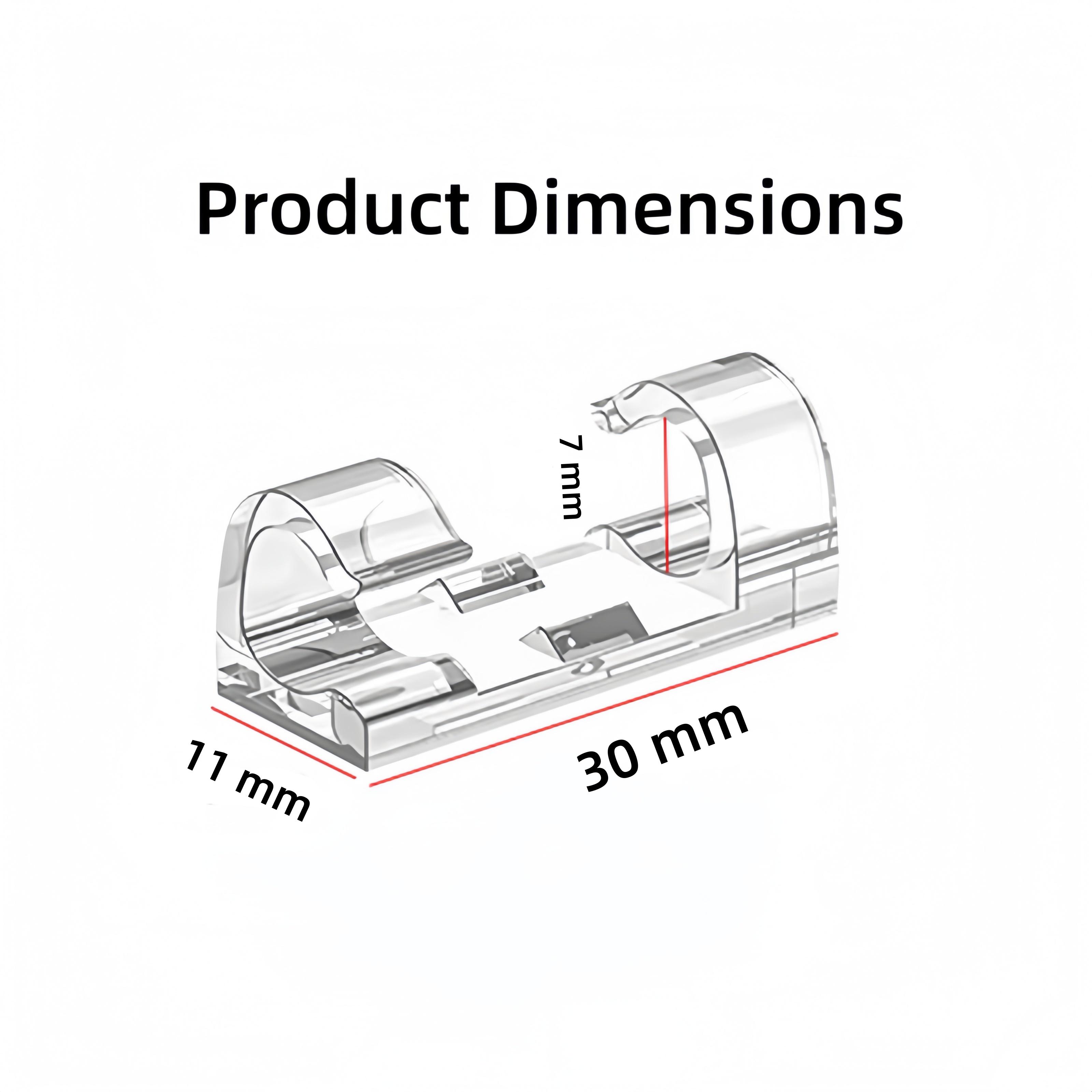 40/80 PCS Cable Clips with Strong Adhesive, Wire Holder Management for Office, Home, Wall, Desk, Car, Dash Cam, Ethernet, Electric Wires, TV, PC, Indoor Outdoor Light Clips Cord Organizer-MM1