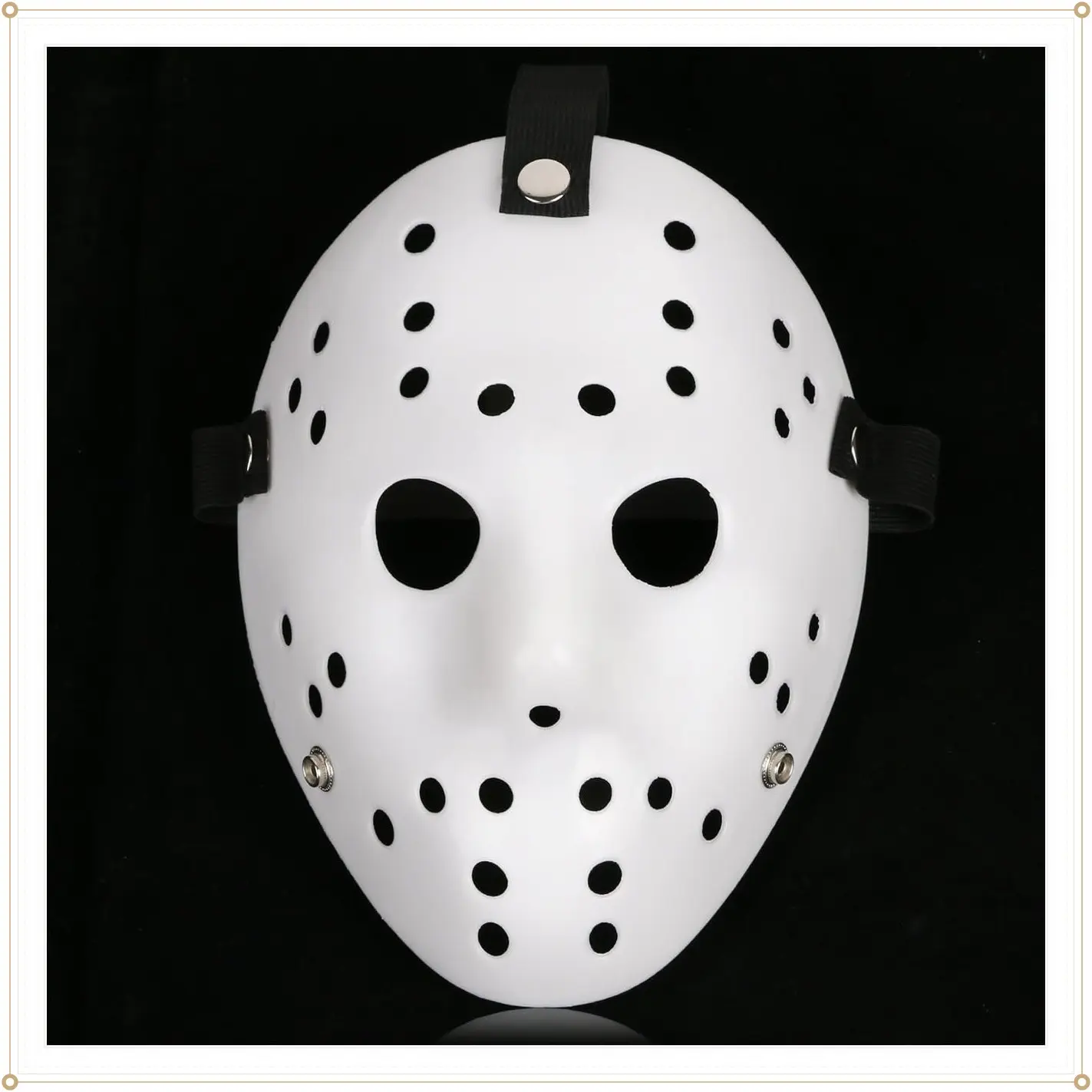 Mask Cosplay Halloween Costume Mask Prop Horror Hockey WhiteGift