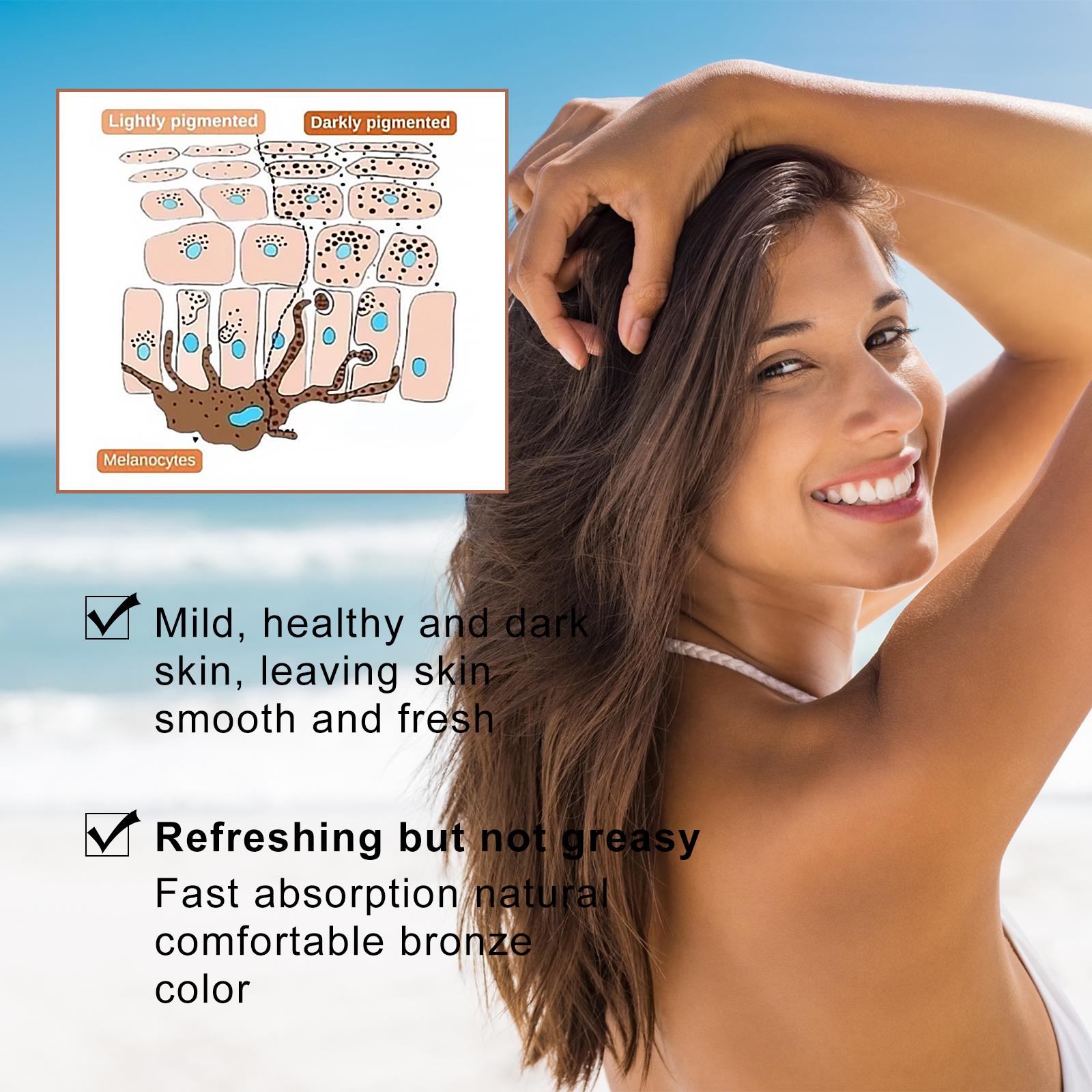 EELHOE Darkening Nasal Spray, Self-tanning, Bronze, Wheat Skin, Body Care  Radiant Skin Care