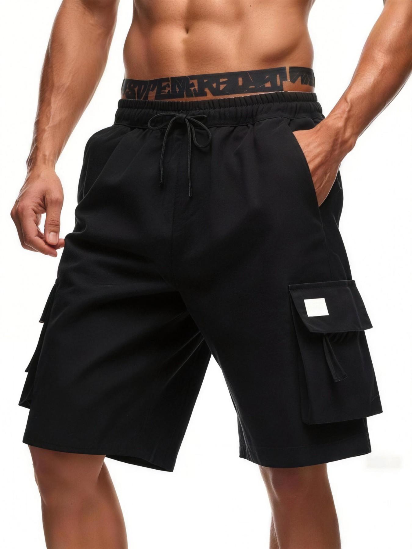 Men's Summer Workwear Shorts, New Arrival, Multi-Pocket Design, Casual Sporty Style, Comfortable and Fashionable, Ideal for Daily Wear