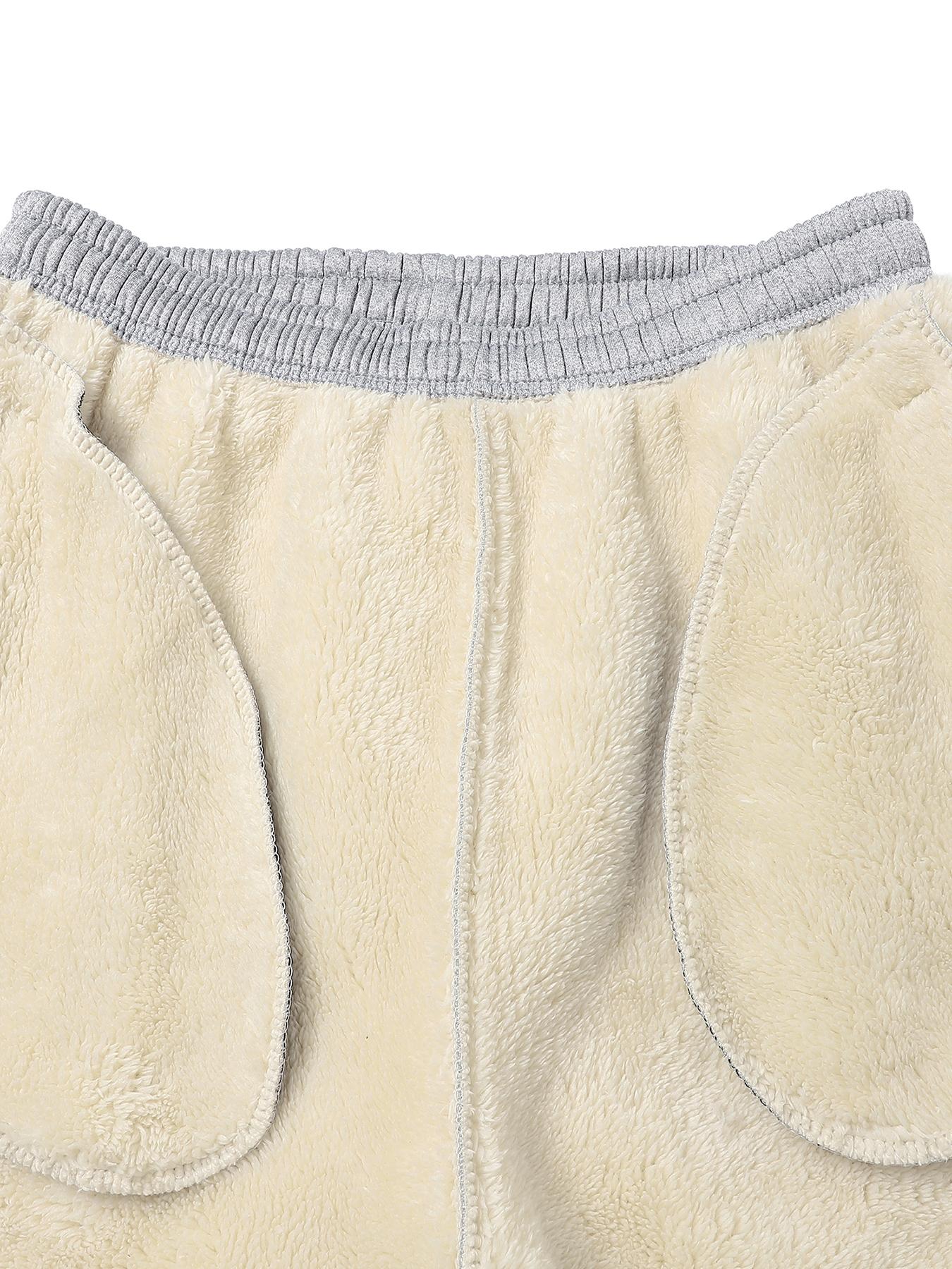 Men's Casual Fleece Pants for Autumn & Winter, Thick Comfortable Warm Outdoor Sports Trousers, Fitted Style for Active Wear, Soft Comfy Sweatpants