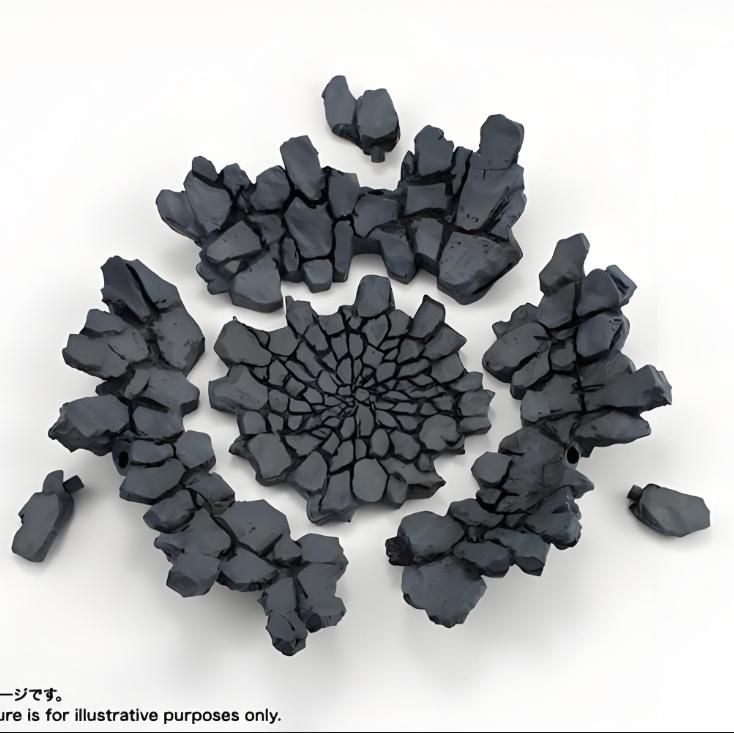 Tamashii Effect Impact & Debris Set Universal 1/12 Scale Accessory Kit for Shf Figures Includes Crashing Rocks with Mist