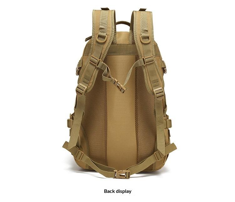 Military-Style Tactical Backpack for Men, Durable Multi-Functional Outdoor Survival Daypack, Ideal for Camping, Hunting, Hiking and On-the-Road All-Terrain Adventures