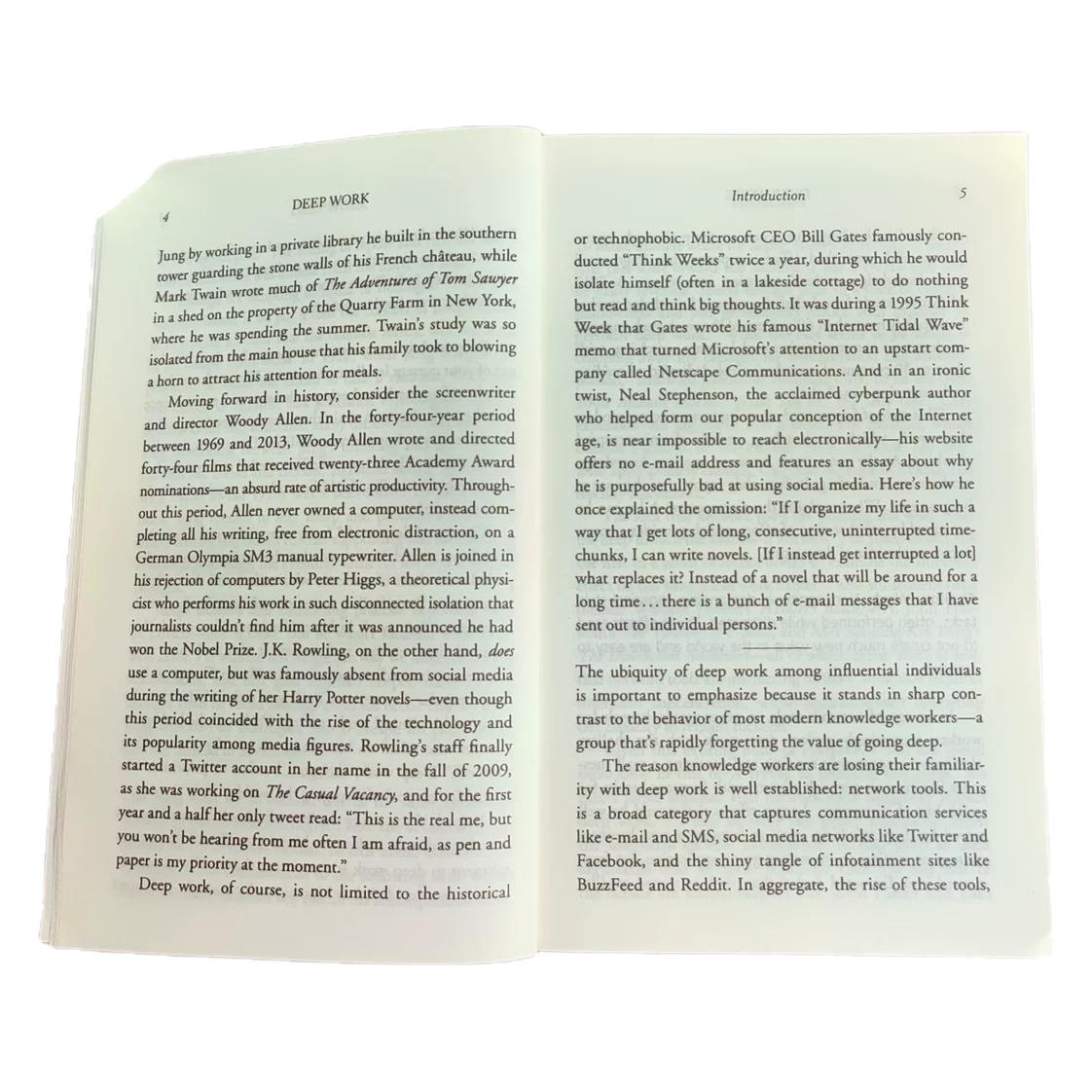 Depth Work Deep Work Rules for Focused Success, Genuine Book, Essential Guide for Enhanced Focus & Productivity, Must-Read Business Literature, Modern