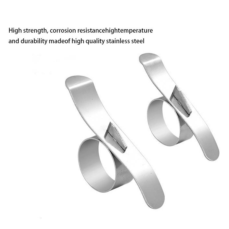 Creative Peeler, Stainless Steel Finger Ring Design, Easy Fruit Peel Tool, Innovative Citrus Slicer, Durable Kitchen Utensil，Stainless Steel Orange Peeler, Citrus Peeler Tool for Oranges, Lemons & Grapefruits, Easy Grip Fruit Peeler Gadget