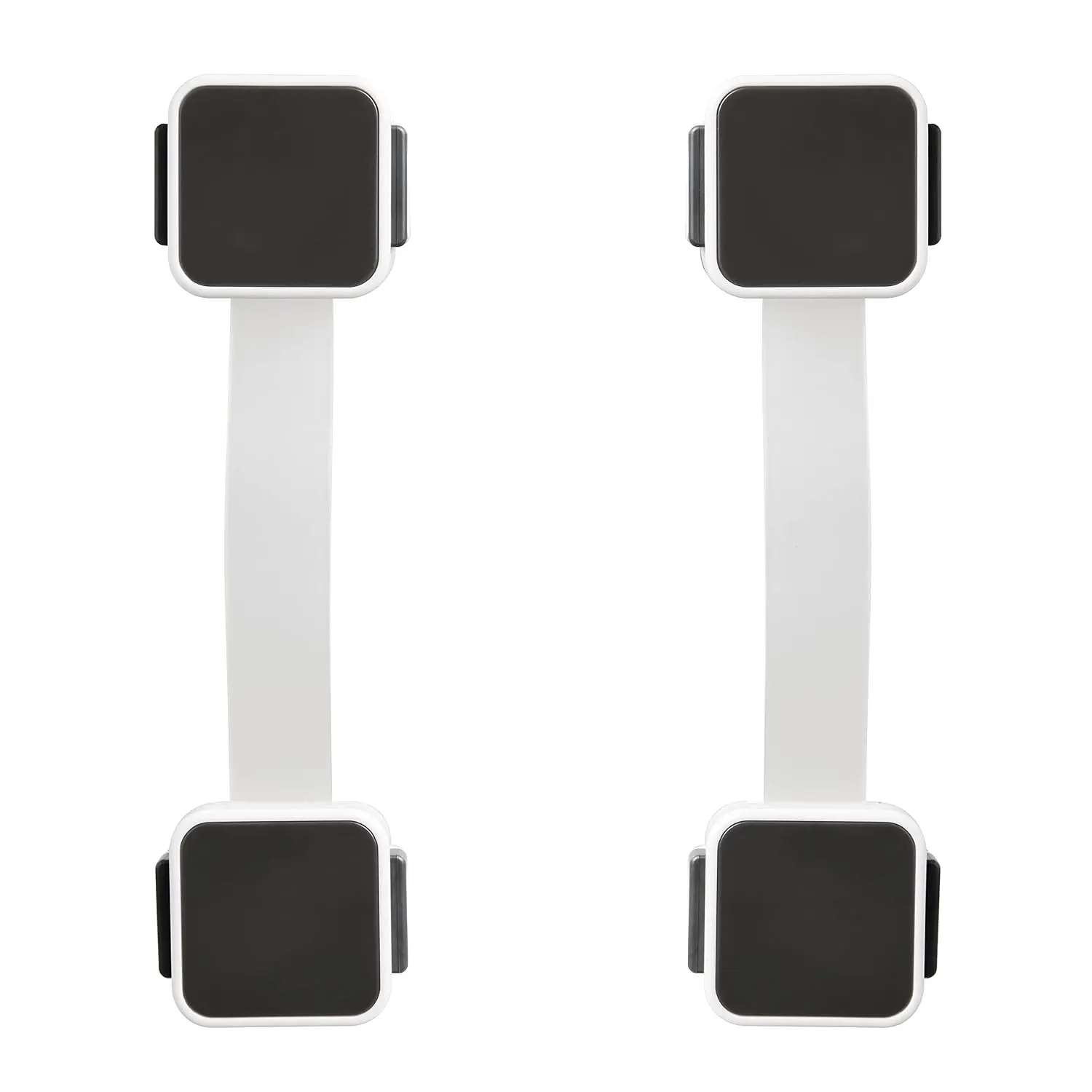 ® Xtraguard™ Child Safety Cabinet Locks with Corner Strap & Dual Lock, Multi-Use Babyproofing Latches for Appliances & Toilets, 2 Count