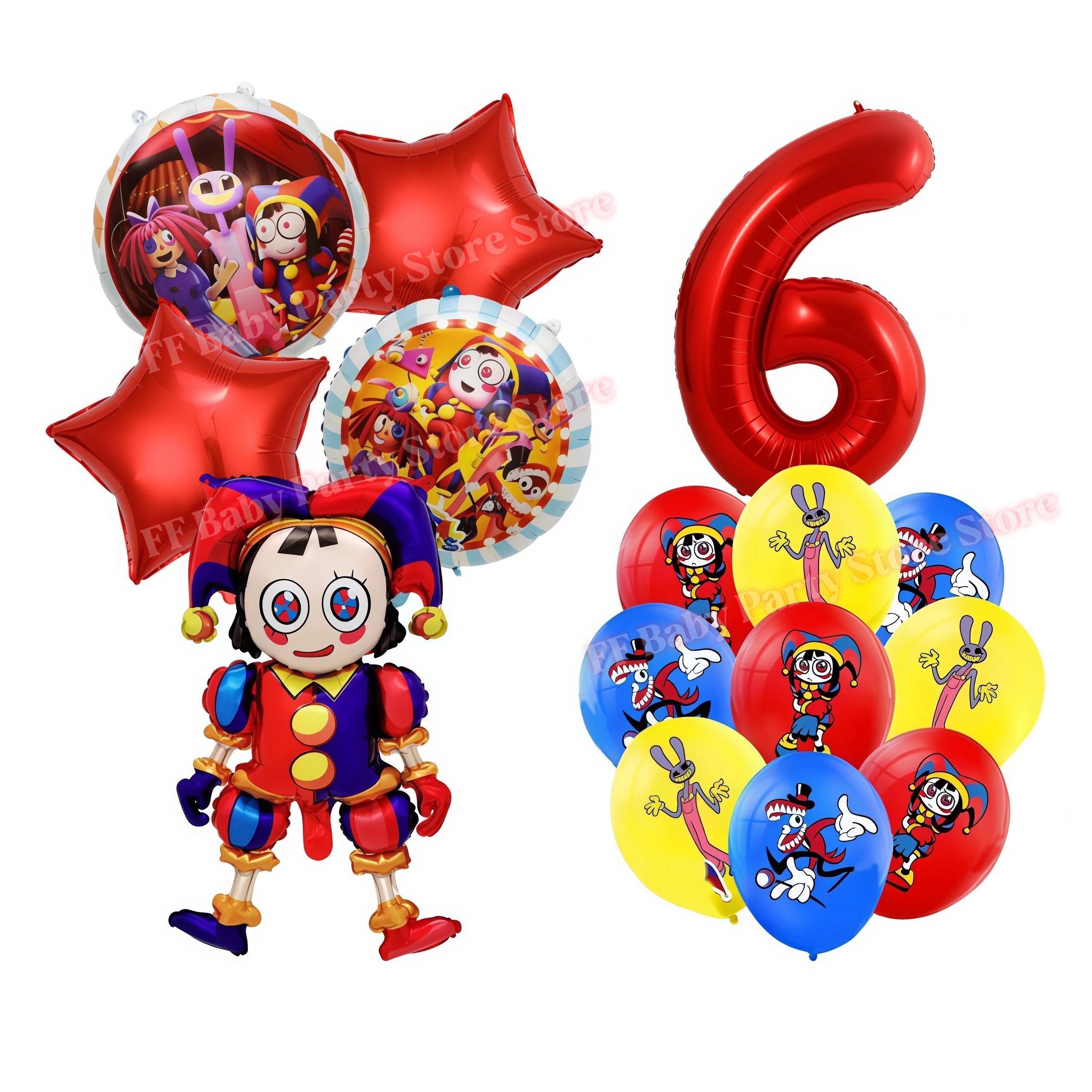 Amazing Tableware Birthday Party Decoration Digitaled Circus Balloon Plate Cup Banner Kids Favor Gift Baby Shower Party Supplies