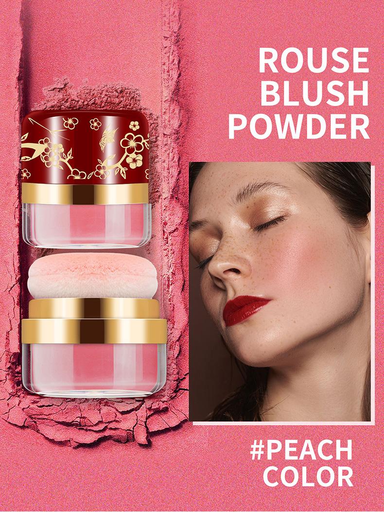 3 boxes,makeup set kit,Lazy blush, quick makeup, with a small mirror, makeup at any time, 3 color blush, enhance color, cosmetics,Valentine's Day gift，Holiday gift