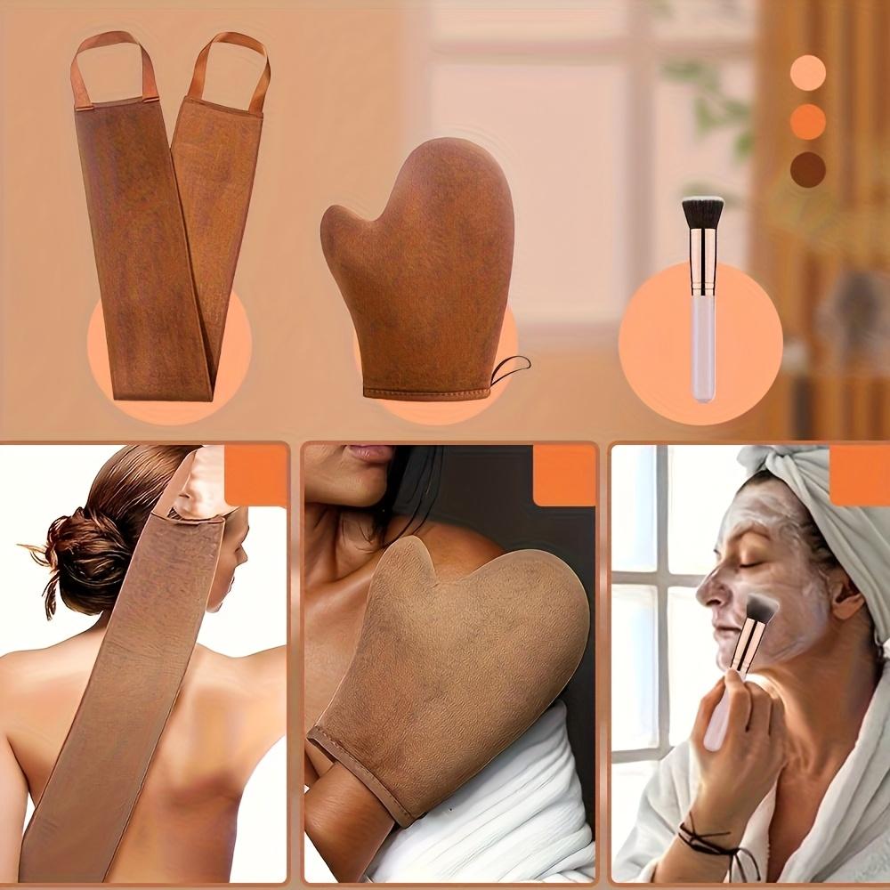 Makeup Brush Set, Soft and Comfortable Grip, Quick Oil Application, Non-Sticky Body Brushes, Fine and Smooth Hair Feel