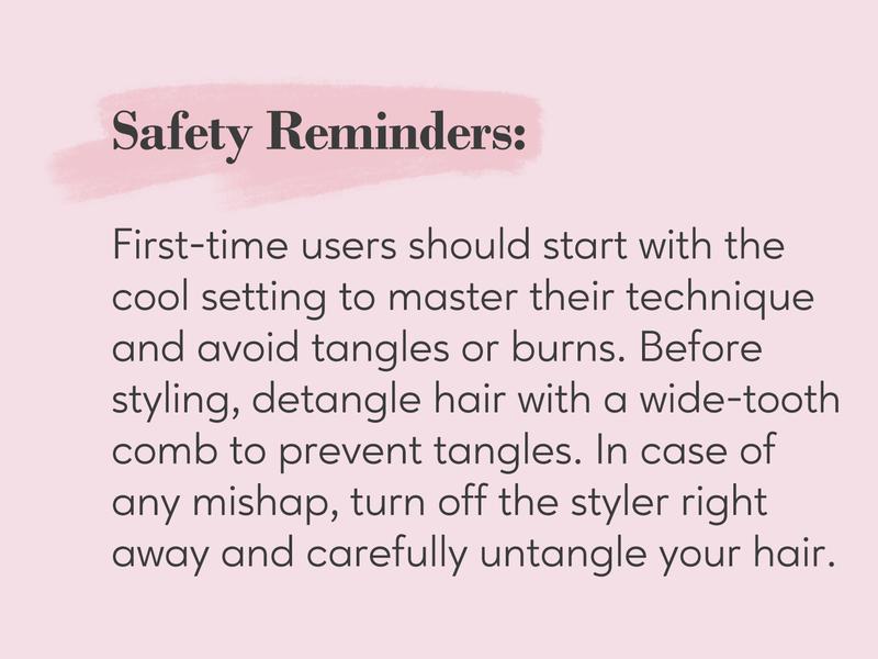 Farery 4-in-1 Rotating Hair Dryer Brush Set with Interchangeable 1.25" & 2" Rotatable Brushes, Oval Volumizer, and Diffuser - Dual Bristles for One Step Styling