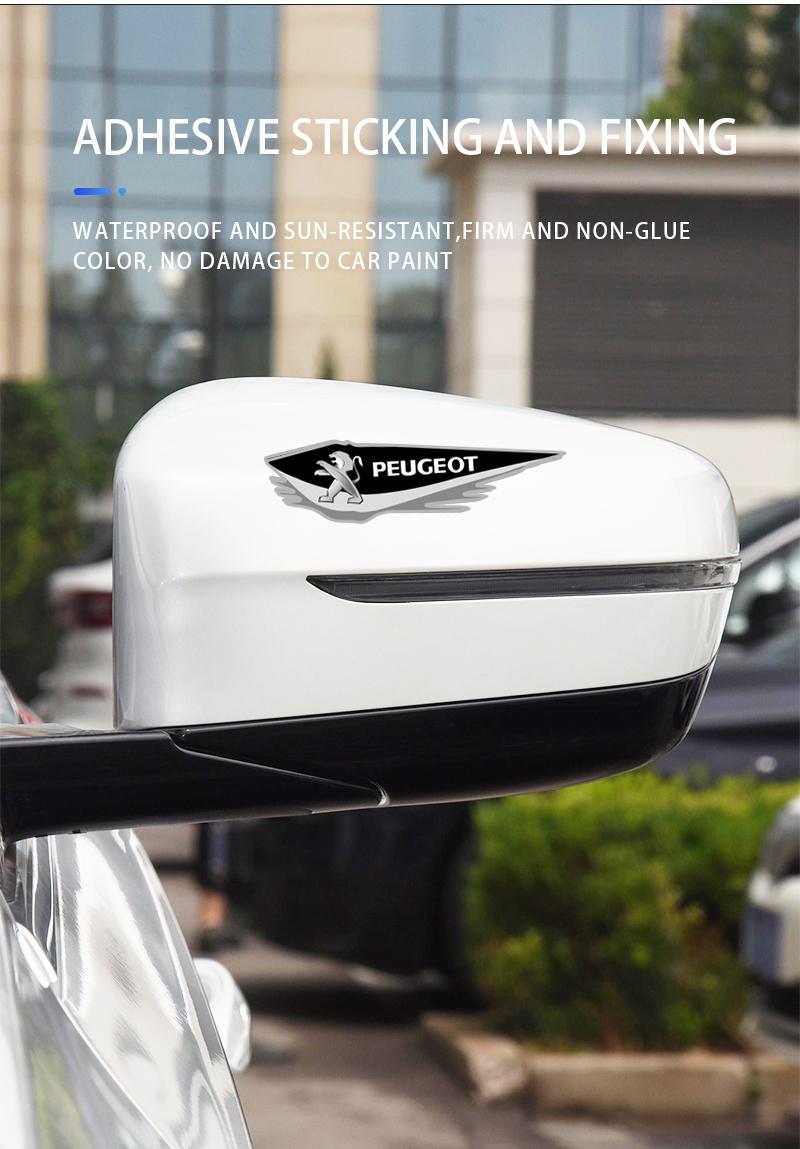 Peugeot Body Sticker Emblem Accessories for 5008 408 308 Landtrek 208 2008 3008 Rifter 508 301 108 608 4008 E-Expert E-Traveller