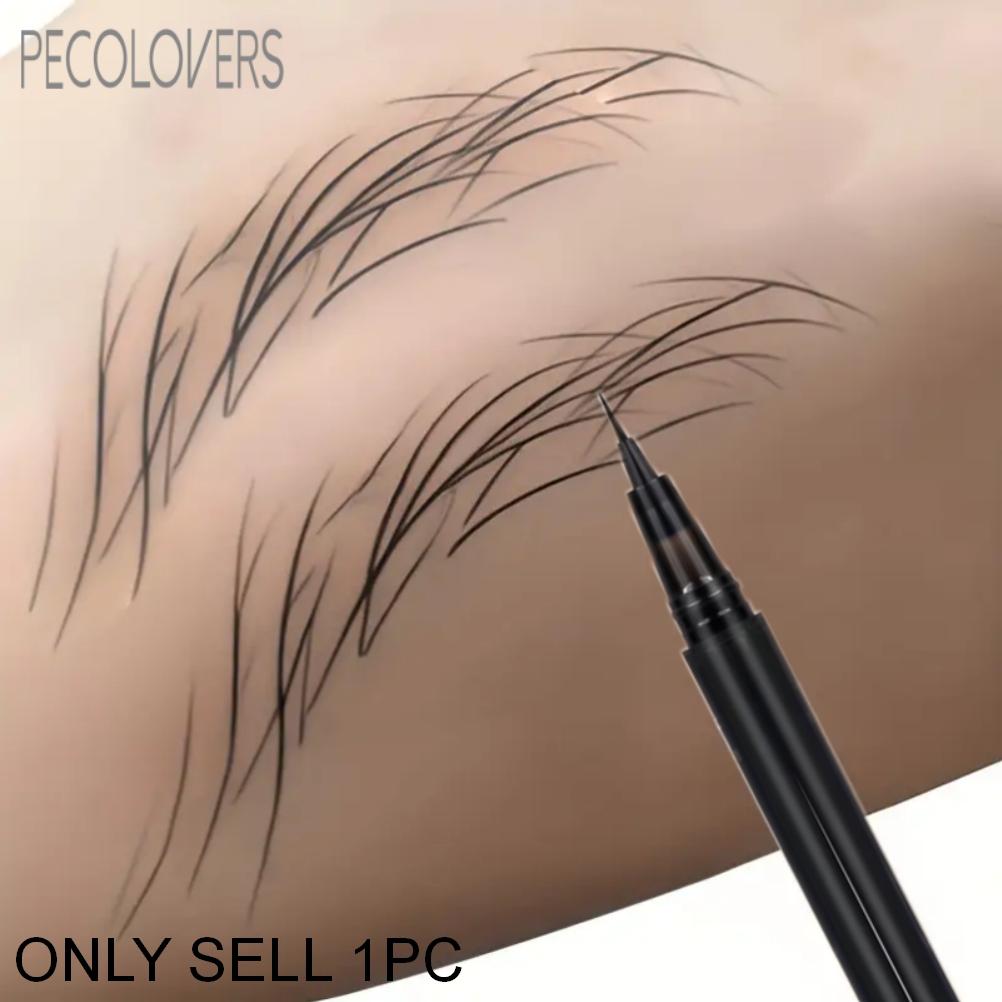 1PC Ultra Fine Waterproof Liquid Eyebrow Pencil - Waterproof, Sweatproof, Quick-drying, Smudge-Resistant for All Skin Types, Precision Brow and Liner Makeup Pen, A Must-have Daily Cosmetics