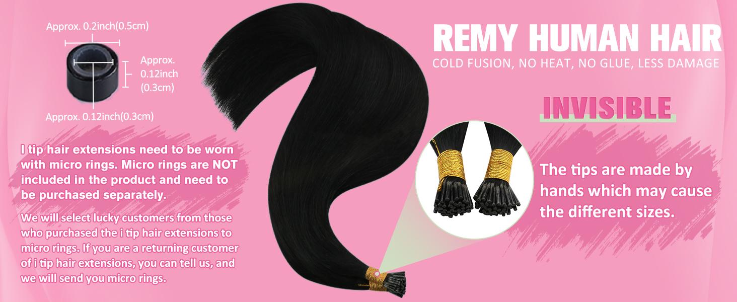 [24inch only $41] YoungSee I Tip Hair Extensions Straight Hair Extensions for Women Itip to Add Length 100% Real Human Hair #TikTokShopBlackFriday SpringStatements
