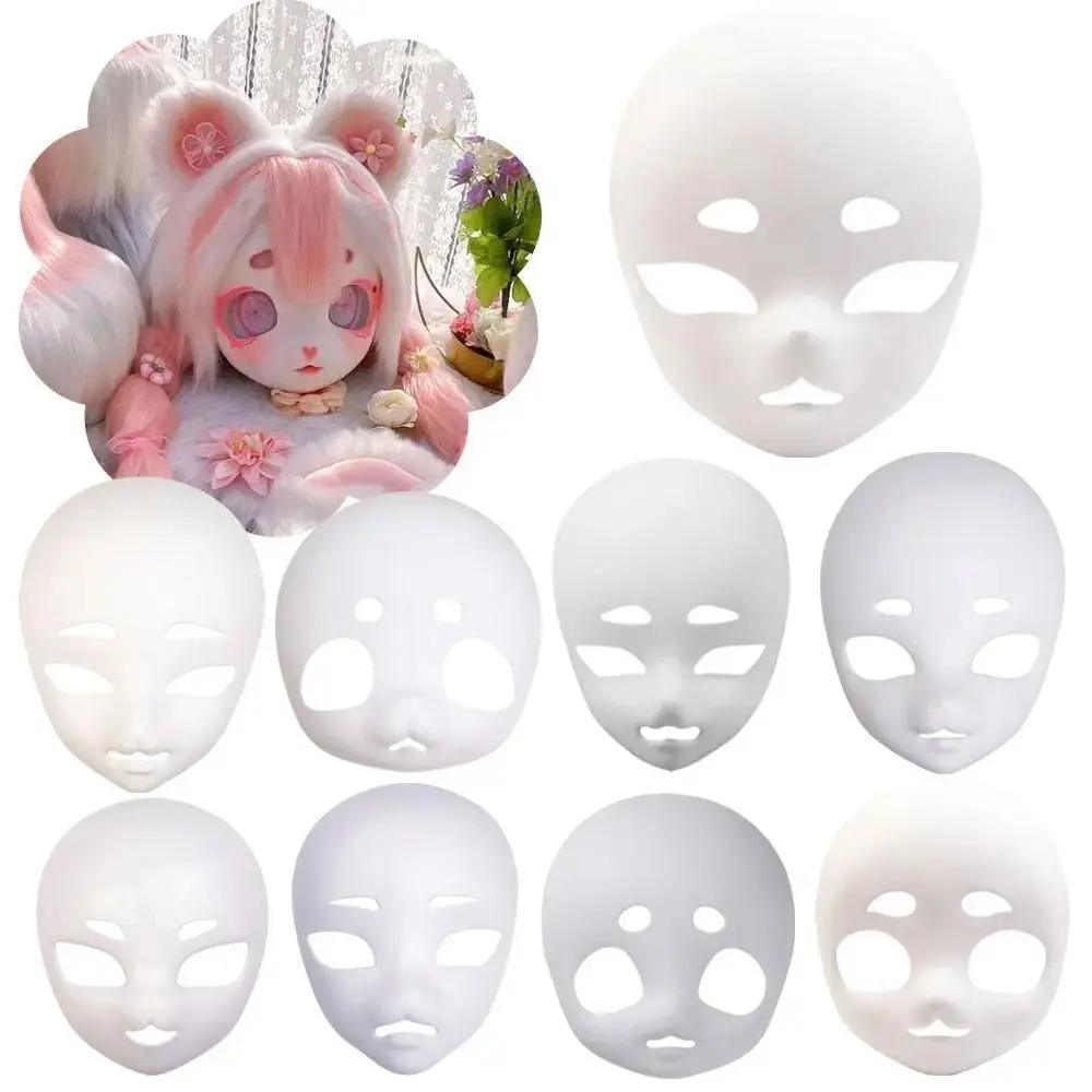 Kawaii 3D Cosplay Kigurumi Base Beast Skull Mask Animal Plastic Fursuit Head Base DIY Furry Mask Costume Prop