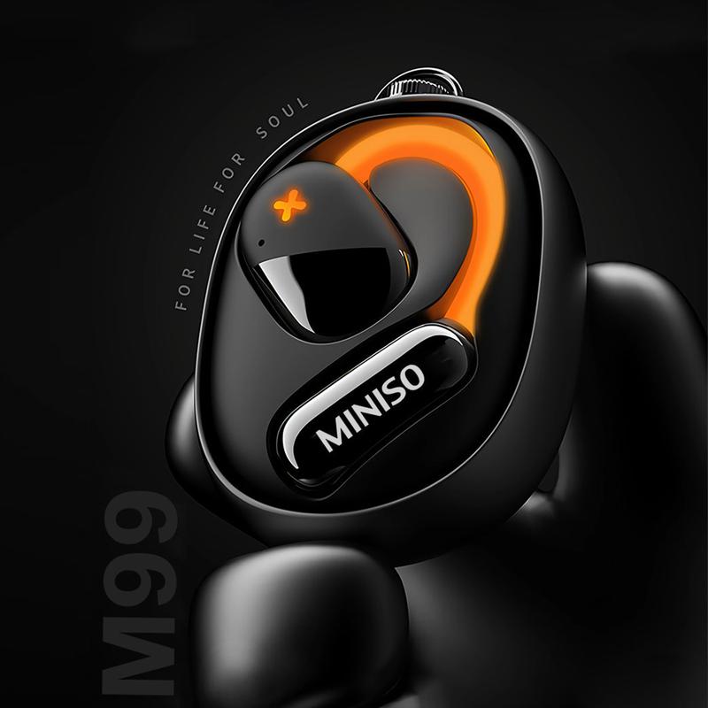 MINISO M99 AI Wireless BT V5.4 Open Earphones, Lightweight & Comfortable, Supports 134 Language Translation with APP, Immersive Sound Effects