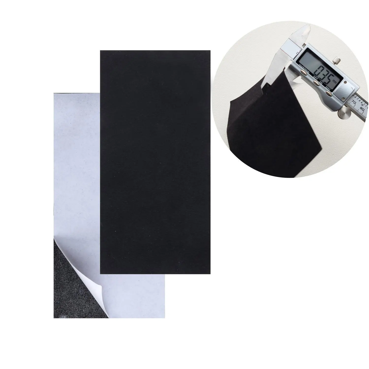 10Pack 0.35mm Thin Adhesive Microfiber Cloth Liner For Mobile Phone Case Universal Sublimation Cover Protective inside lint