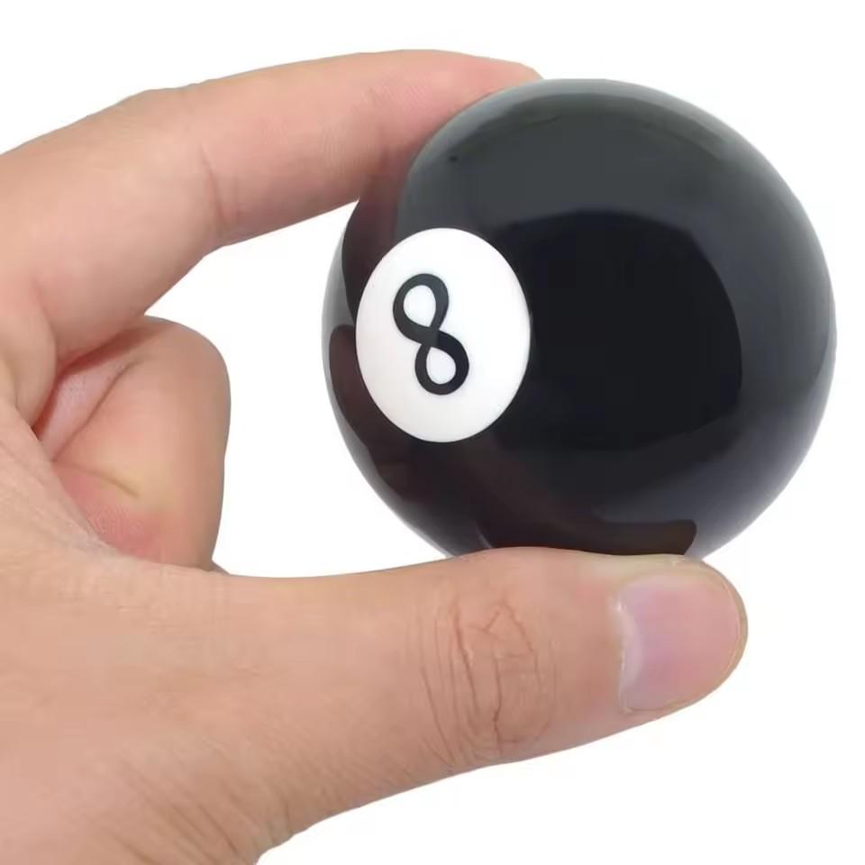 Creative Custom Car Gear Shift Head, Pool Ball Manual Gear Shifter, Crystal Eight Ball Design, Unique Personalized Auto Accessory, Car Accessories, Shift Knob