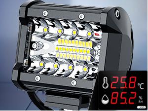 Nilight 2 Pcs 4 Inch 60W Led Pods with 2 Inch Tow Hitch Mounting Brackets Backup Reverse Lights Rear Light Bar for Pickup ATV SUV Truck Trailer Boat Dual Row Triple Row Automotive Waterproof Taillight dealsforyoudays