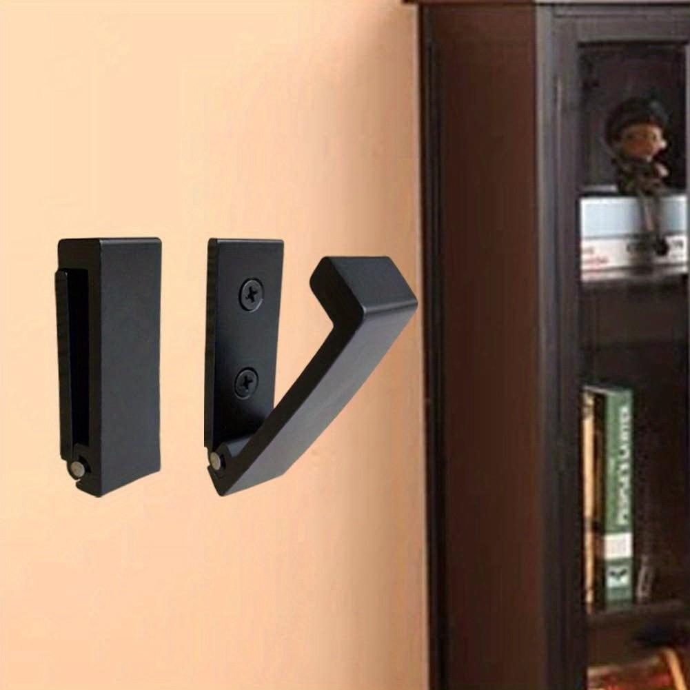 3pcs Wall-Mounted Rust-Resistant Aluminum Alloy Folding Hangers, Heavy-Duty Metal, Suitable for Clothes, Towels, Hats, Bags, Fitness Equipment