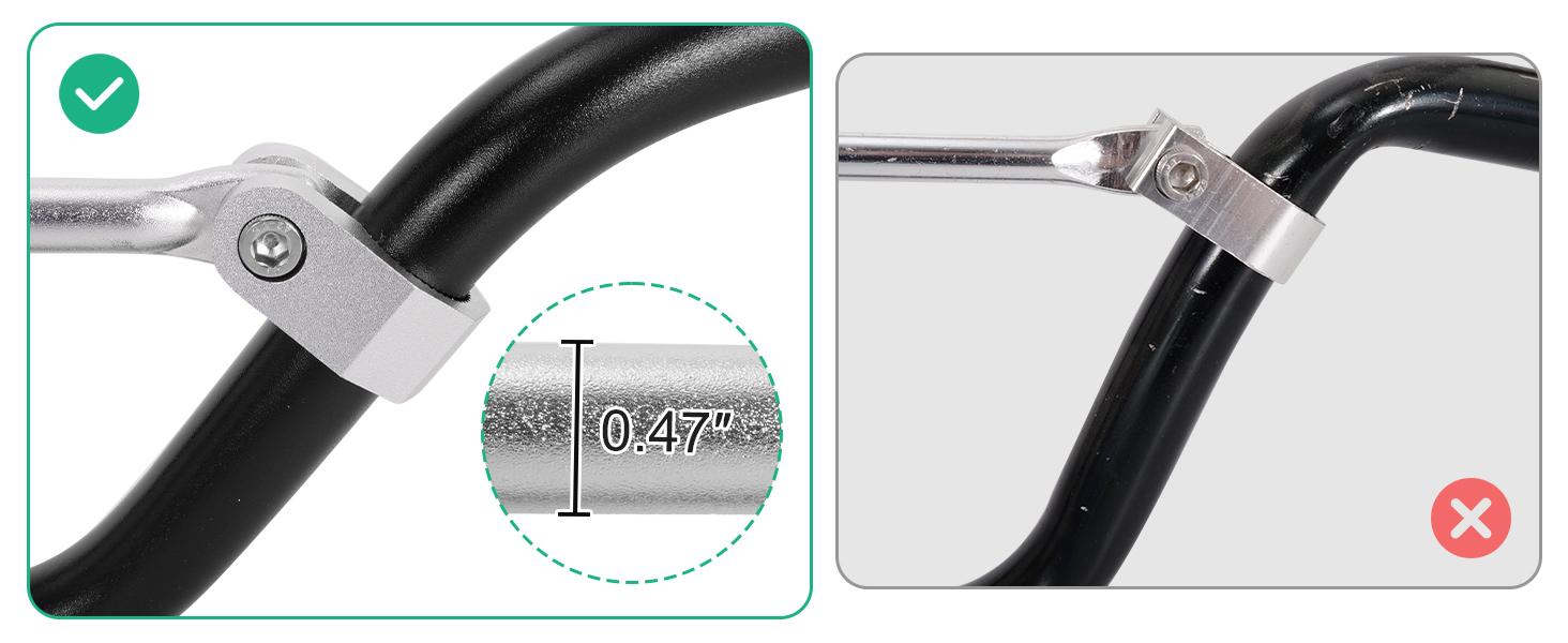Universal 7/8 Inch 22mm Dirt Bike Handlebars, Upgraded Pit Bike Handlebar with Foam Pad for Motocross CRF YZF KXF KLX RMZ DRZ Pit Dirt Bike ATV Quad - Black